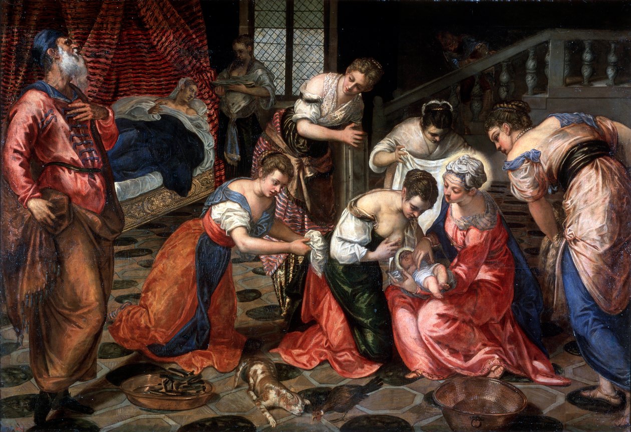 Narození Jana Křtitele, 1550. od Jacopo Robusti Tintoretto