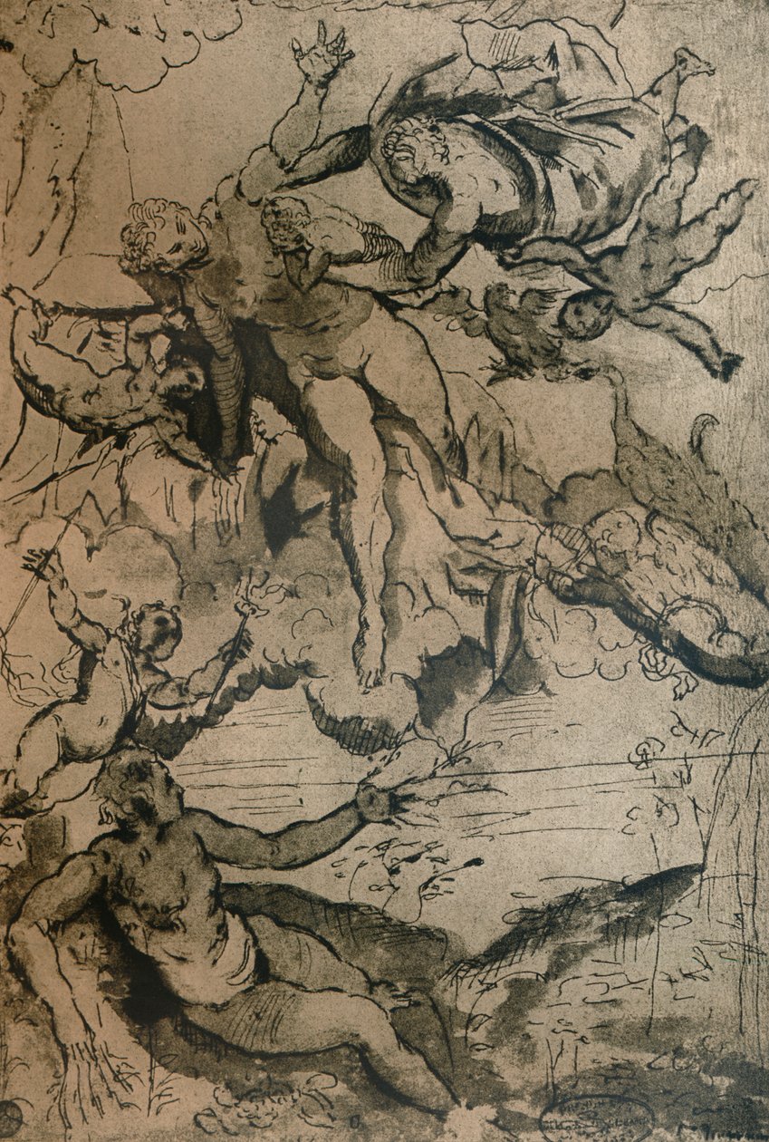 Původ mléčné dráhy, c1575 1932. od Jacopo Robusti Tintoretto