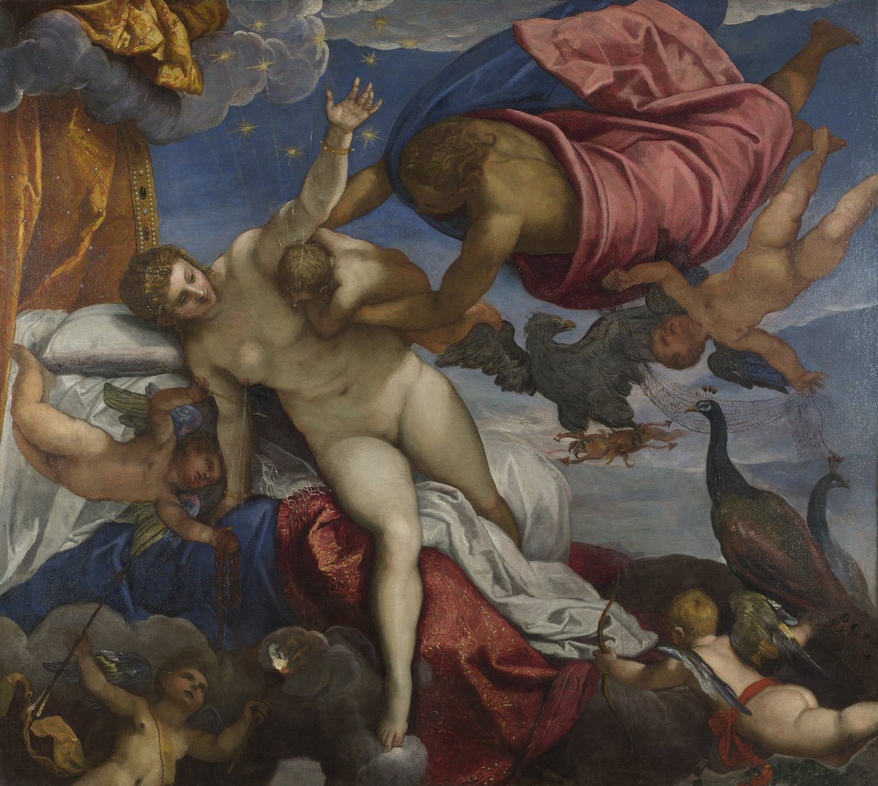 Původ Mléčné dráhy, ca. 1575 od Jacopo Robusti Tintoretto