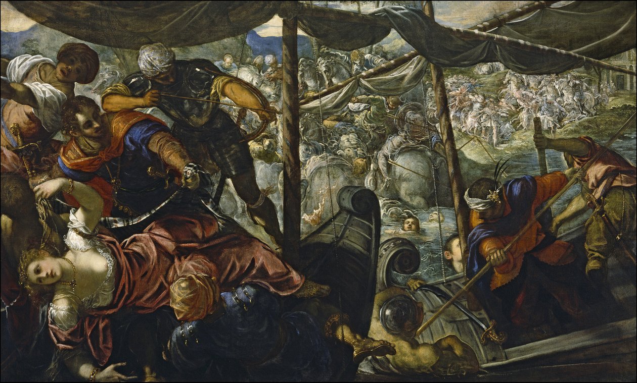 Znásilnění Heleny, 1578 od Jacopo Robusti Tintoretto