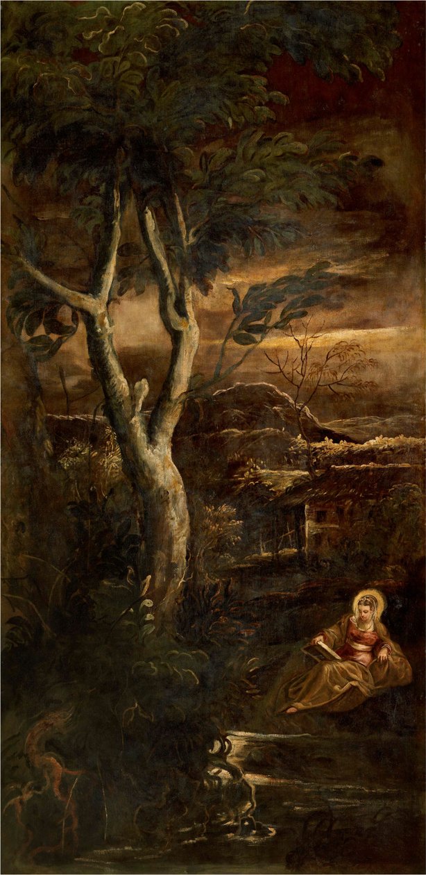 Panna čtení, asi 1583. od Jacopo Robusti Tintoretto