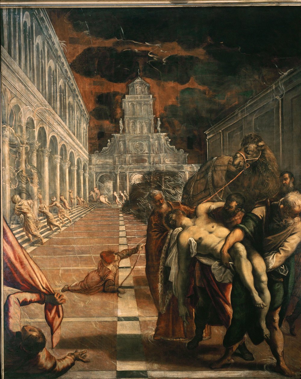 Krádež těla svatého Marka (malba na plátně) od Jacopo Robusti Tintoretto