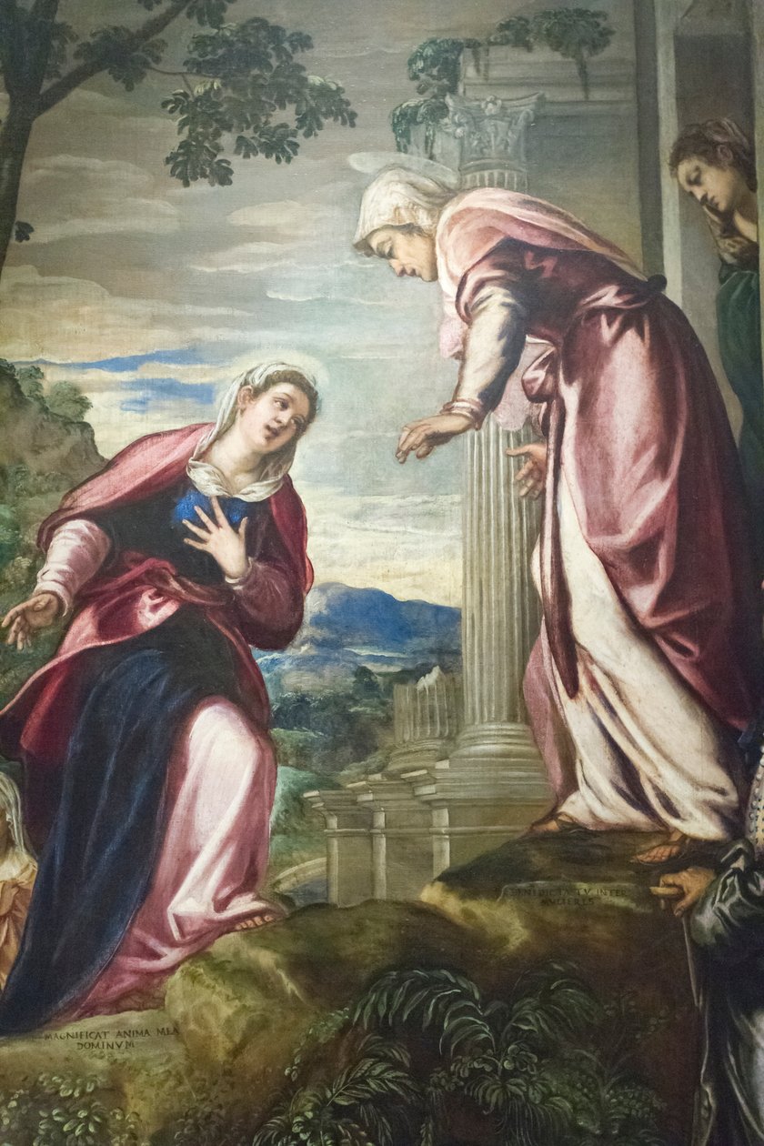 Návštěva u svatého Josefa a svatého Zachariáše od Jacopo Robusti Tintoretto