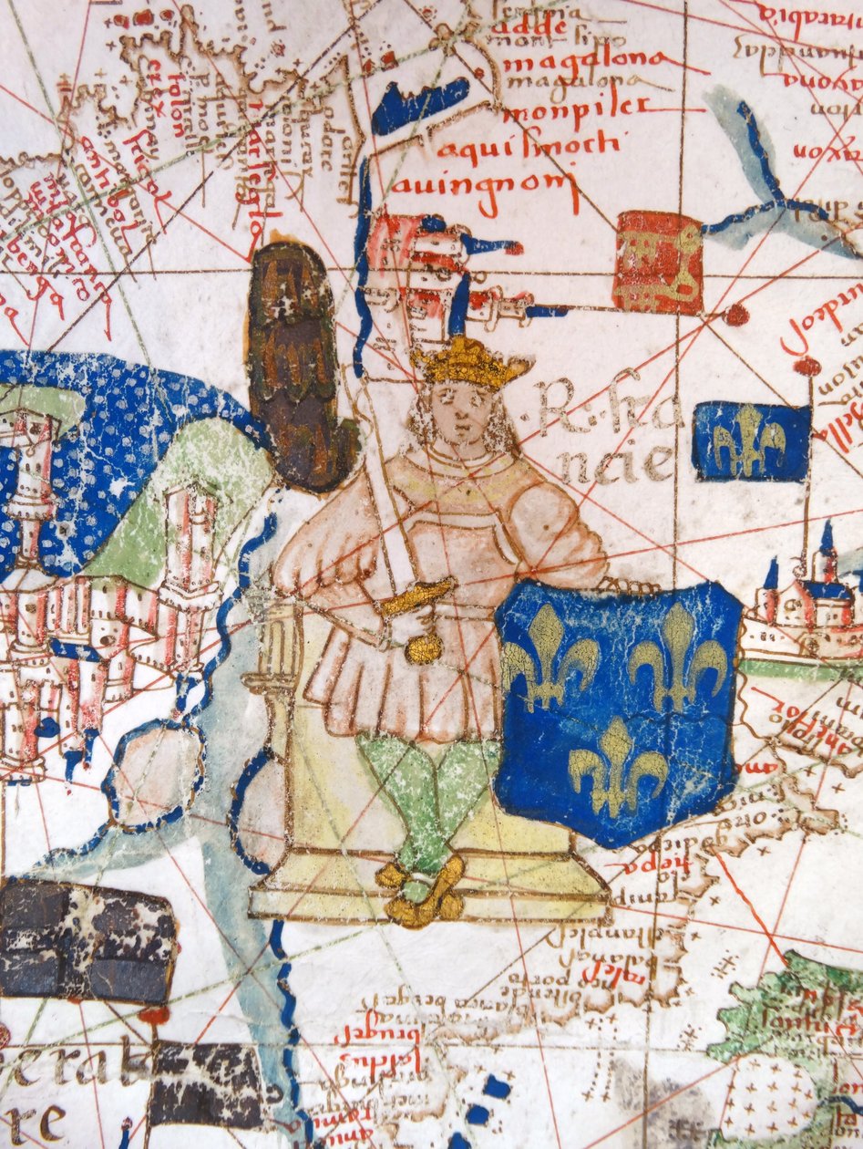 Renesanční mapa Evropy, Jacopo Russo, (po) 1528 od Jacopo Russo
