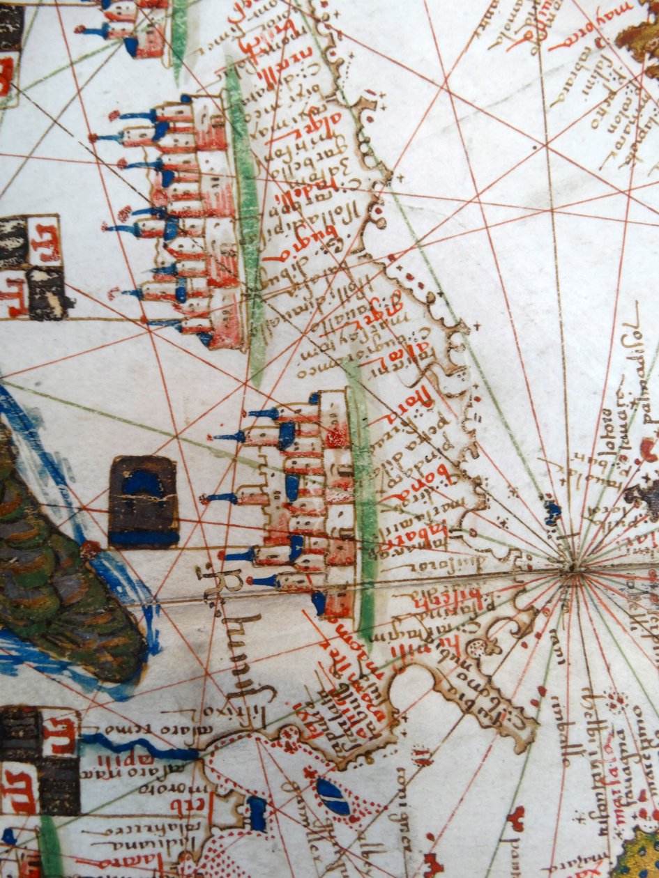 Renesanční mapa Evropy, Jacopo Russo (po), 1528 od Jacopo Russo