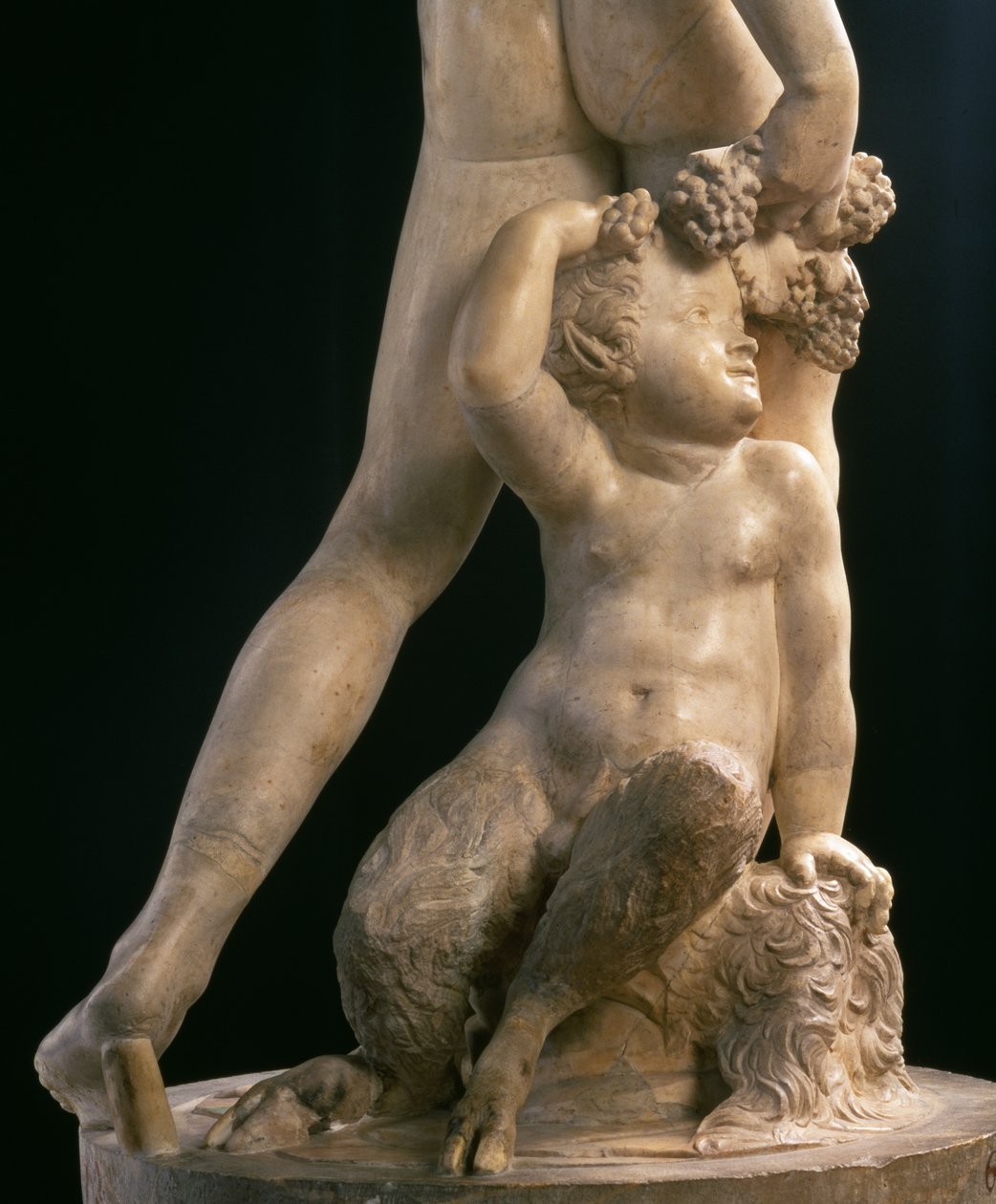 Bacchus, detail spodní poloviny, socha Jacopo Sansovino (1486-1570) (mramor) (viz také 79847) od Jacopo Sansovino