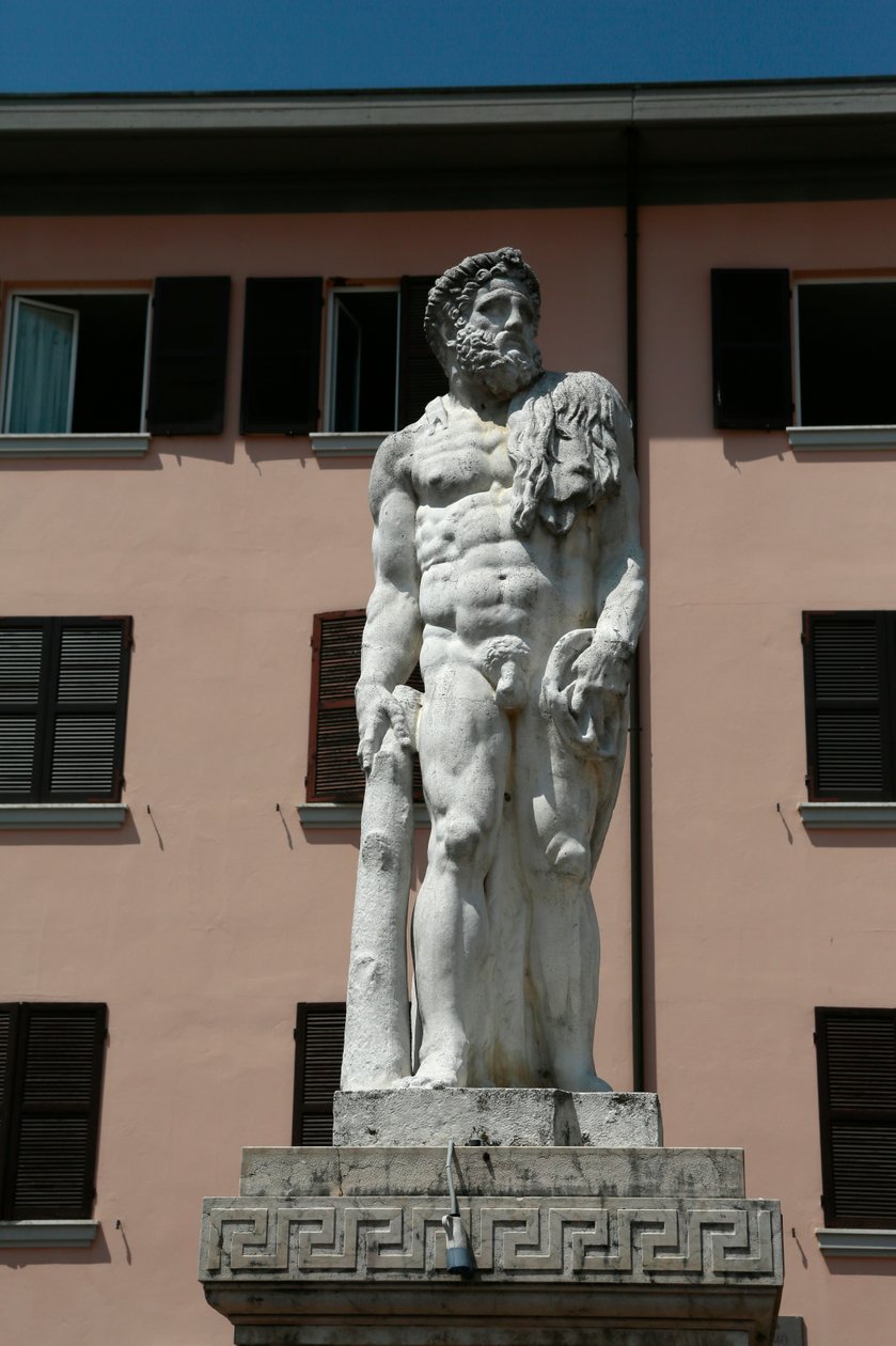 Socha Herkula od Jacopo Sansovino, Brescello, provincie Emilia Romagna, Itálie od Jacopo Sansovino