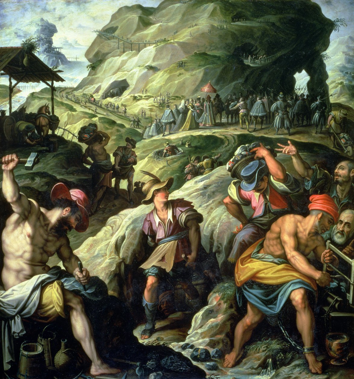 Důl, 1572 od Jacopo Zucchi