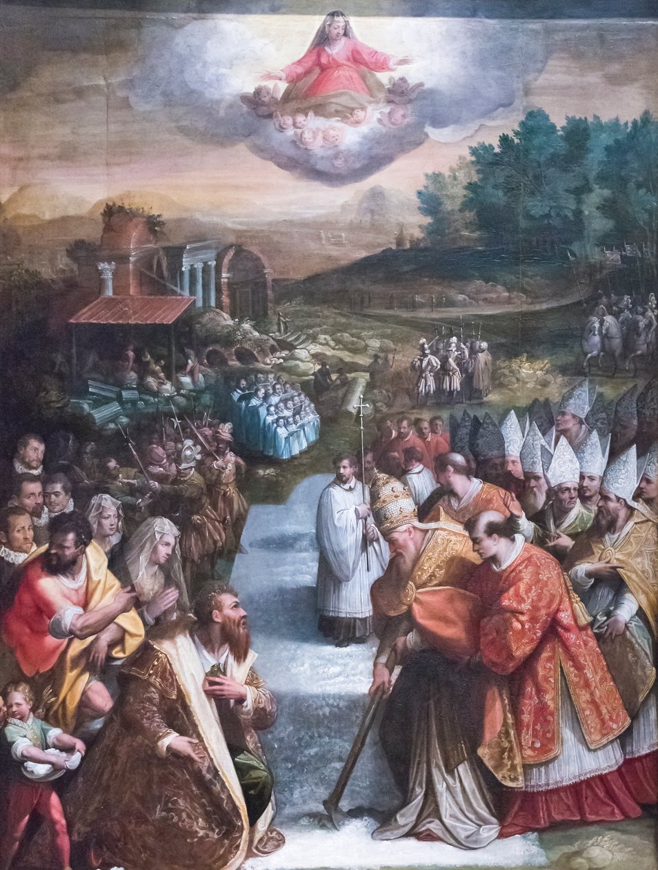 Lumen ihme (öljy kankaalle) od Jacopo Zucchi