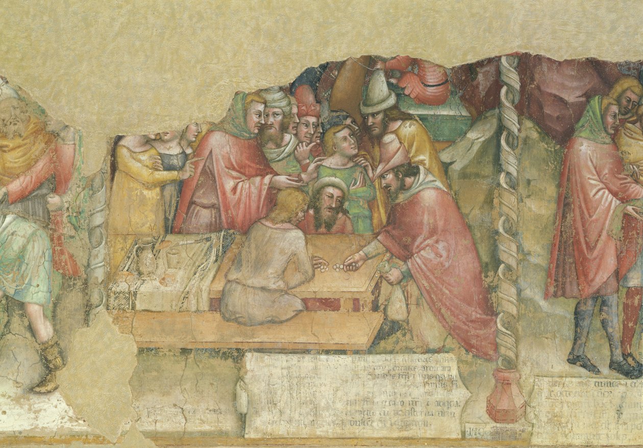 Josefa prodali jeho bratři (freska) od Jacopo da Bologna