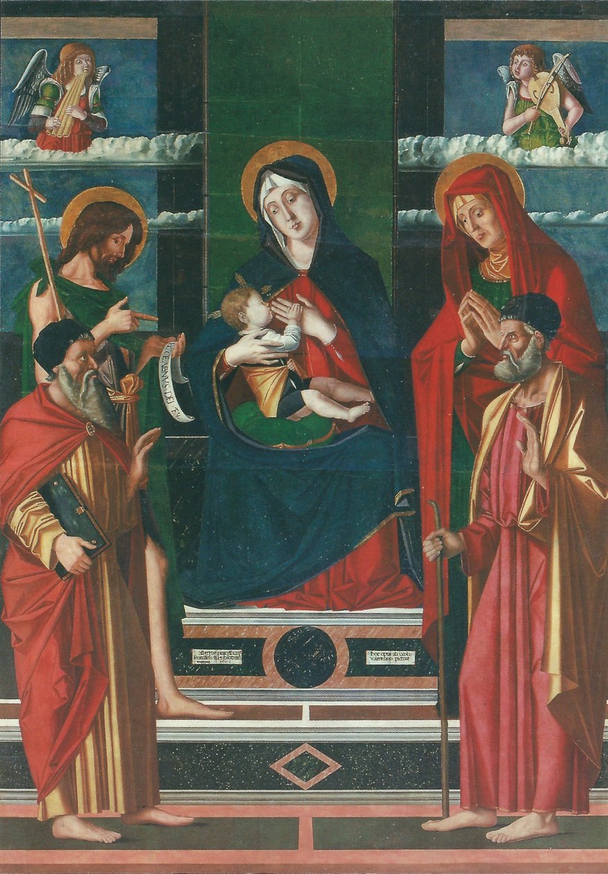 Pala di Jacopo da Valenza Alternativní název(y):   Křtitel, Joachim a Anna. od Jacopo da Valenza