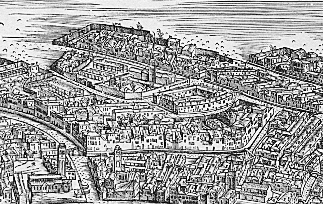 Grande Pianta Prospettica – Benátky, cca 1500 (detail 416593) od Jacopo de Barbari