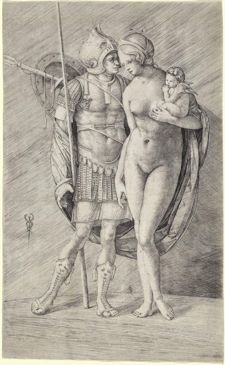 Mars a Venuše, c. 15091516. od Jacopo de Barbari