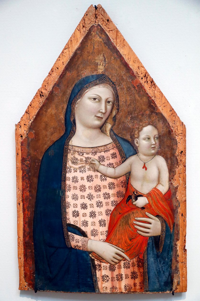 Panna a dítě, kolem 1337-39 od Jacopo del Casentino