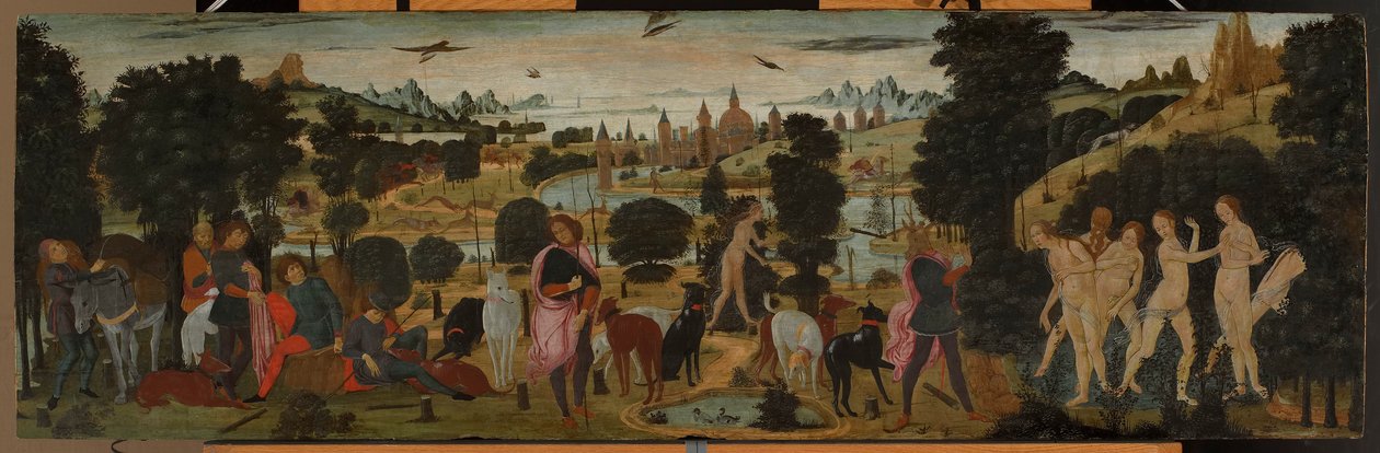 Diana a Actaeon od Jacopo del Sellaio