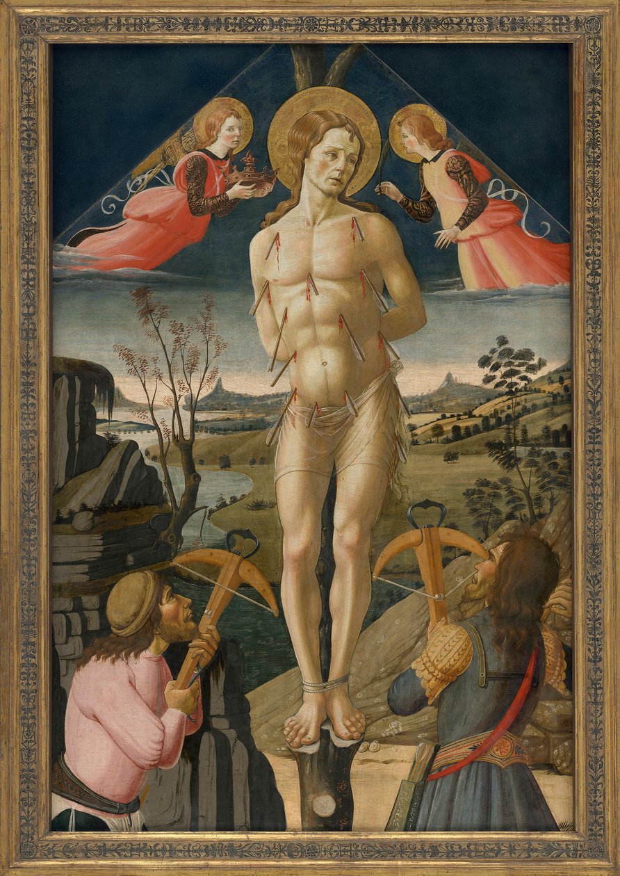 Umučení svatého Šebestiána od Jacopo del Sellaio