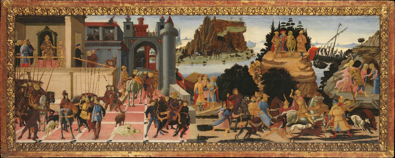 Scény z Příběhu Argonautů, ca. 1465. od Jacopo del Sellaio