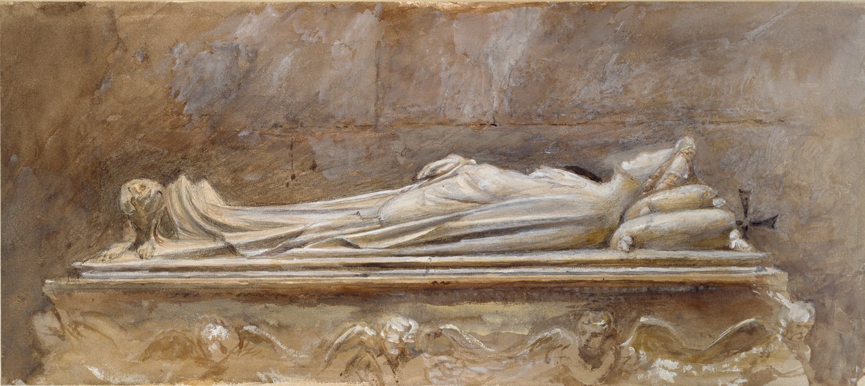 Hrobka Ilaria del Carretto v Duomo, Lucca, 10. srpna-26. září 1874 od Jacopo della Quercia