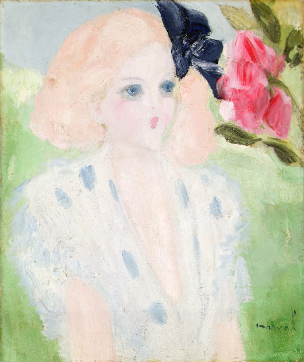 Portrét Cendrillona, kolem roku 1929 (olej na plátně) od Jacqueline Marval
