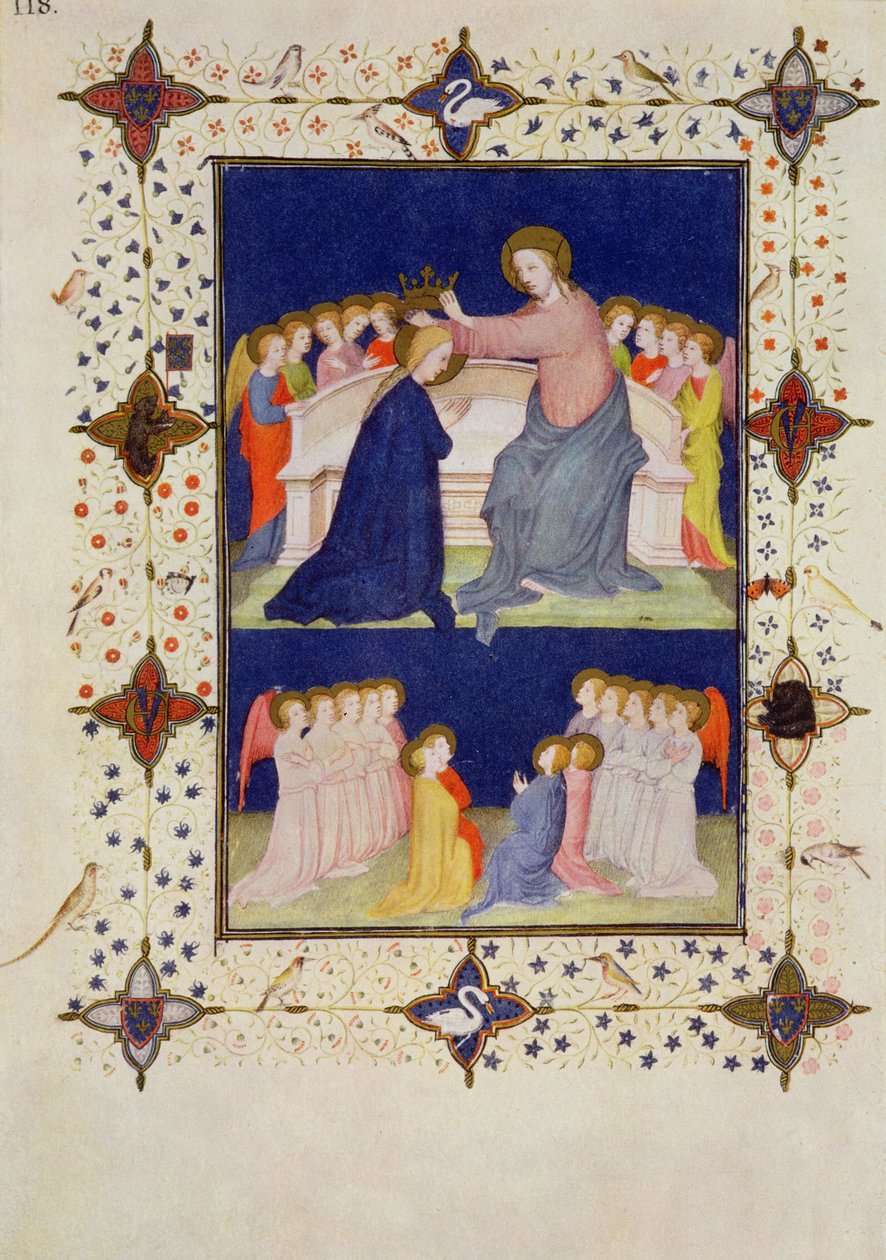 MS 11060-11061 Hours of Notre Dame: Compline, The Coronation of the Virgin, z 