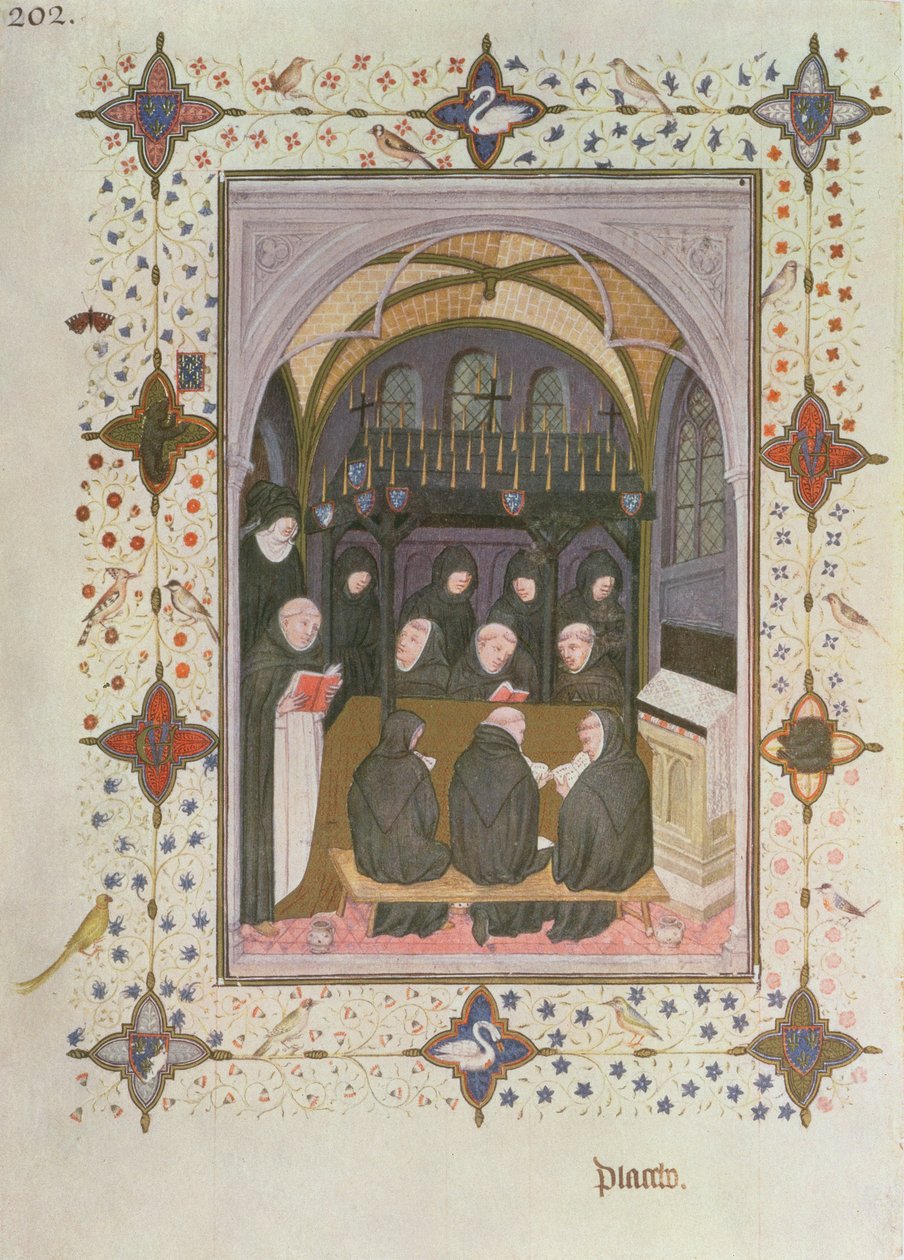 MS 11060-11061 Úřady mrtvých: pohřební obřady od Jacquemart de Hesdin
