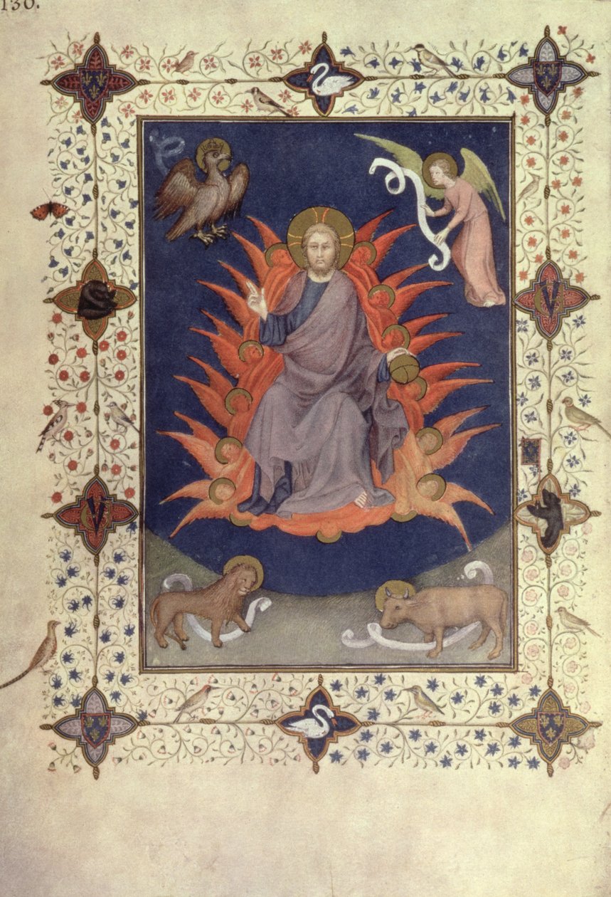 MS 11060-11061 Psalms of Penitence: Christ in Majesty, z 