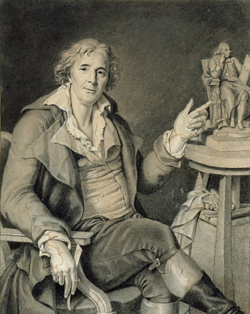 Portrét Augustina Pajou, 1782 od Jacques Augustin Catherine Pajou