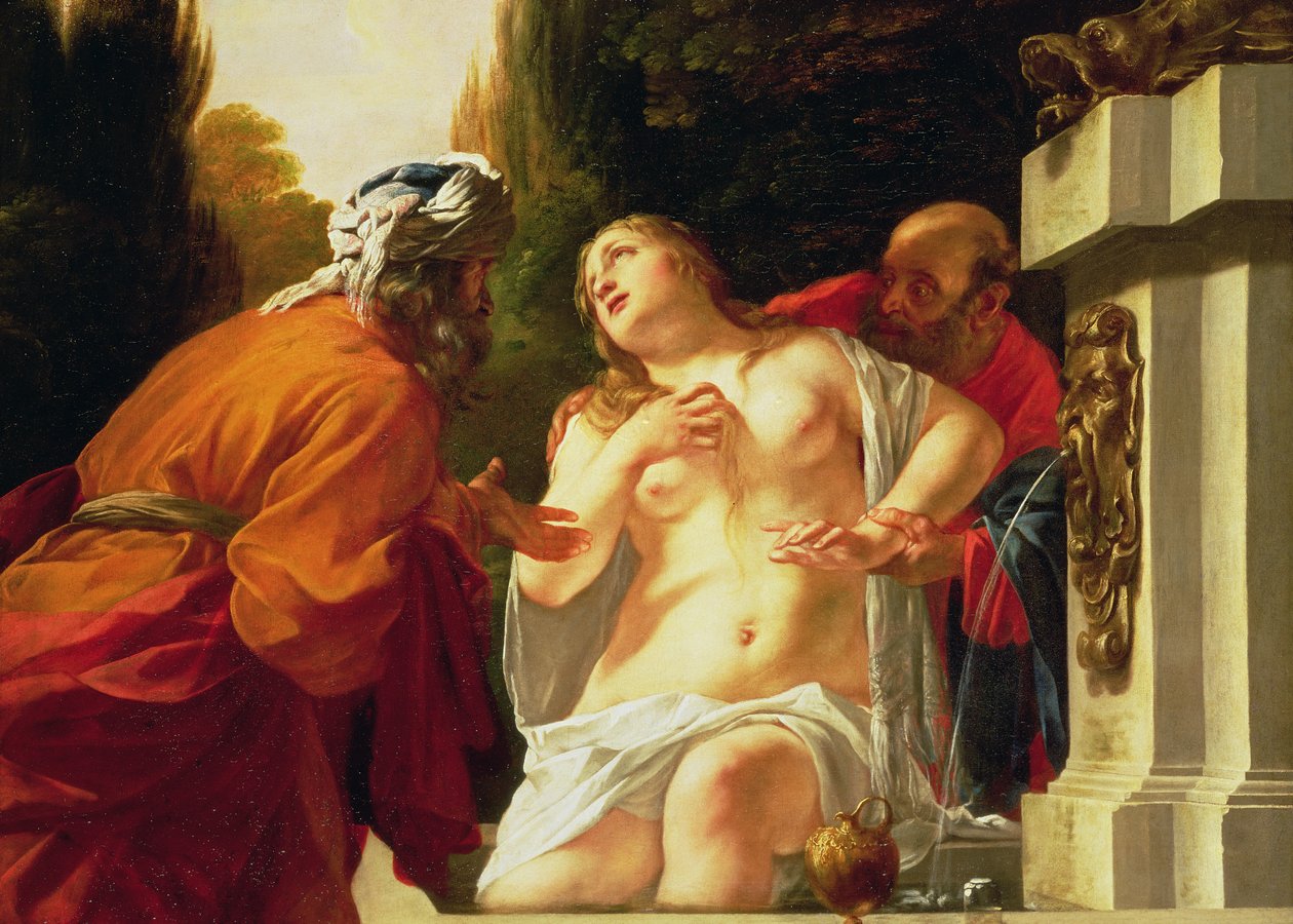 Susanna a starší od Jacques Blanchard