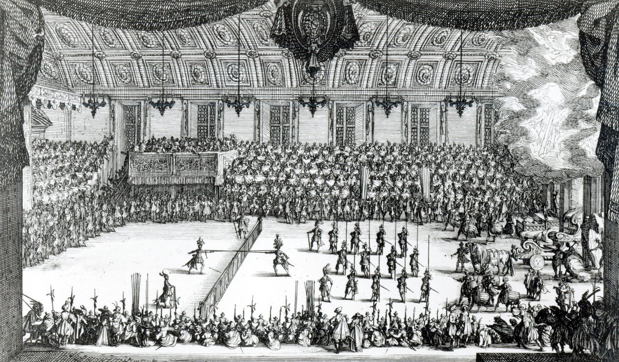 Boj a la Barriere od Jacques Callot