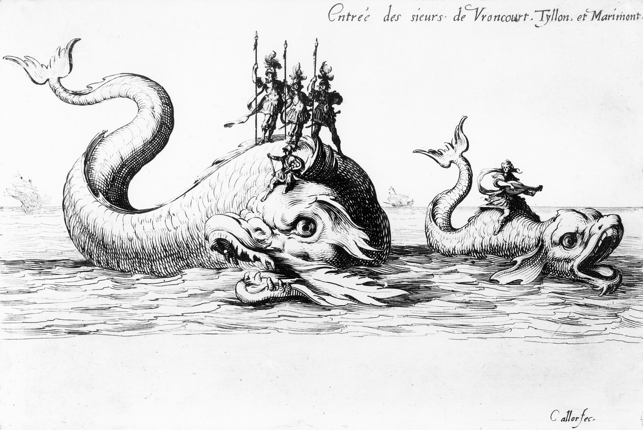 Vchod pánů z Vroncourtu, Tyllonu a Marimontu od Jacques Callot