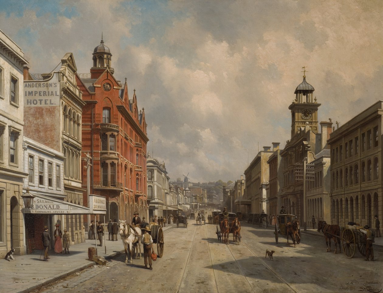 Queen Street, Auckland od Jacques Carabain