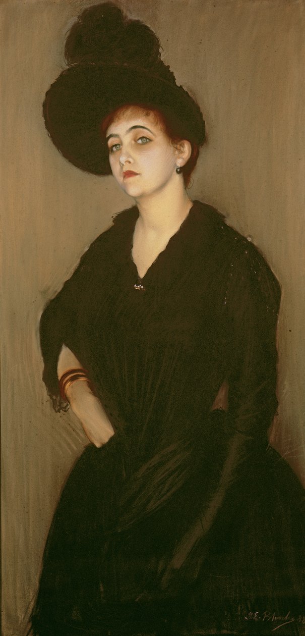 Portrét paní Vasnierové, 1888 od Jacques Emile Blanche
