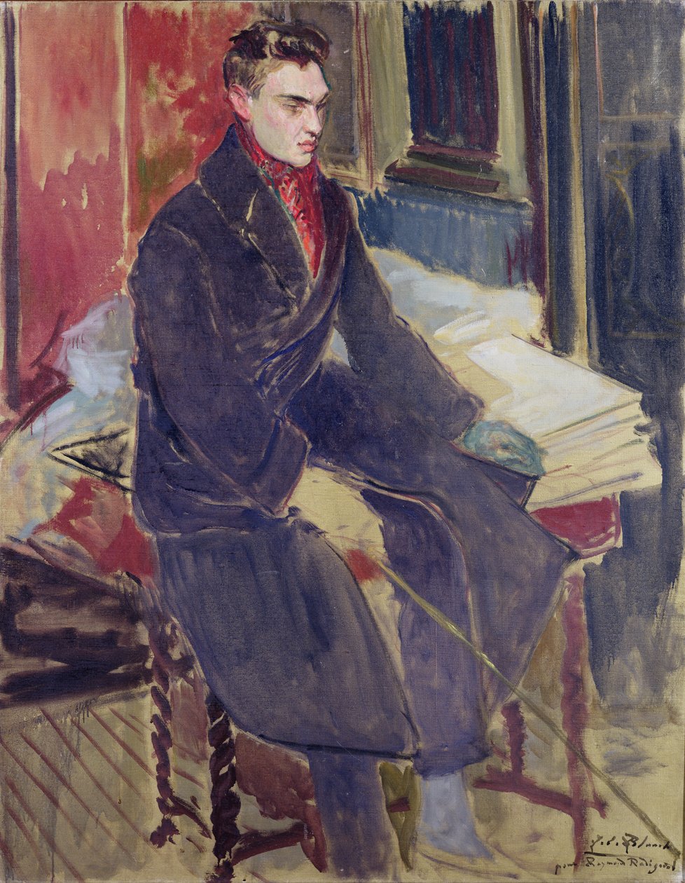 Portrét Raymonda Radigueta (1903-1923) od Jacques Emile Blanche
