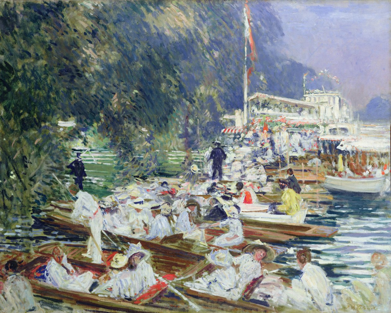 Regata od Jacques Emile Blanche