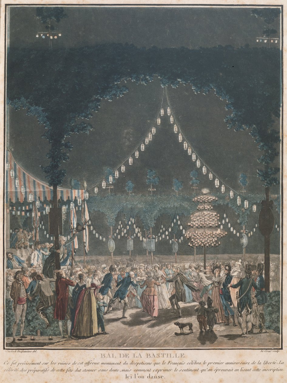 Ples Bastille od Jacques Francois Joseph Swebach