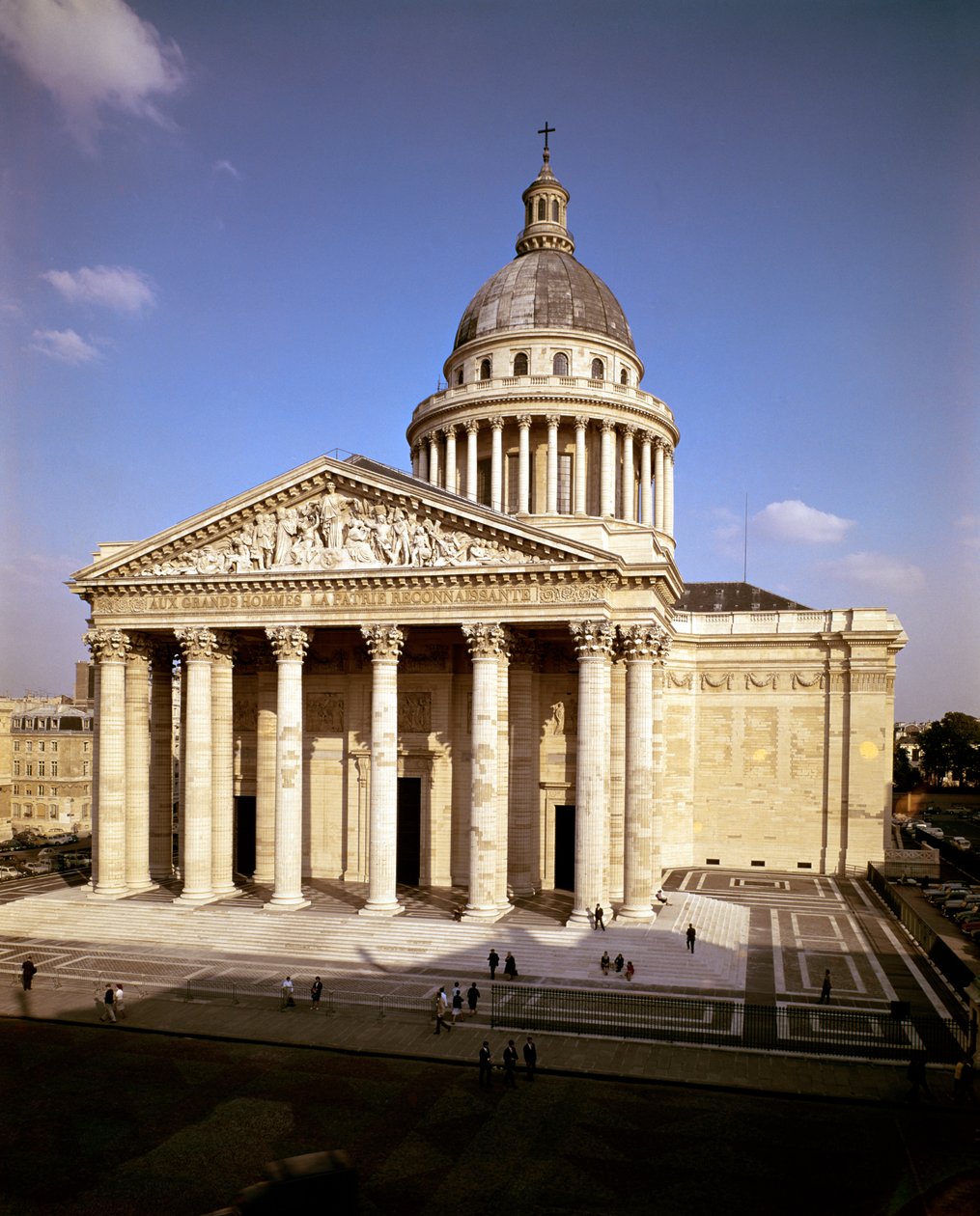 Pohled na průčelí, postaven 1757-90 od Jacques Germain Soufflot