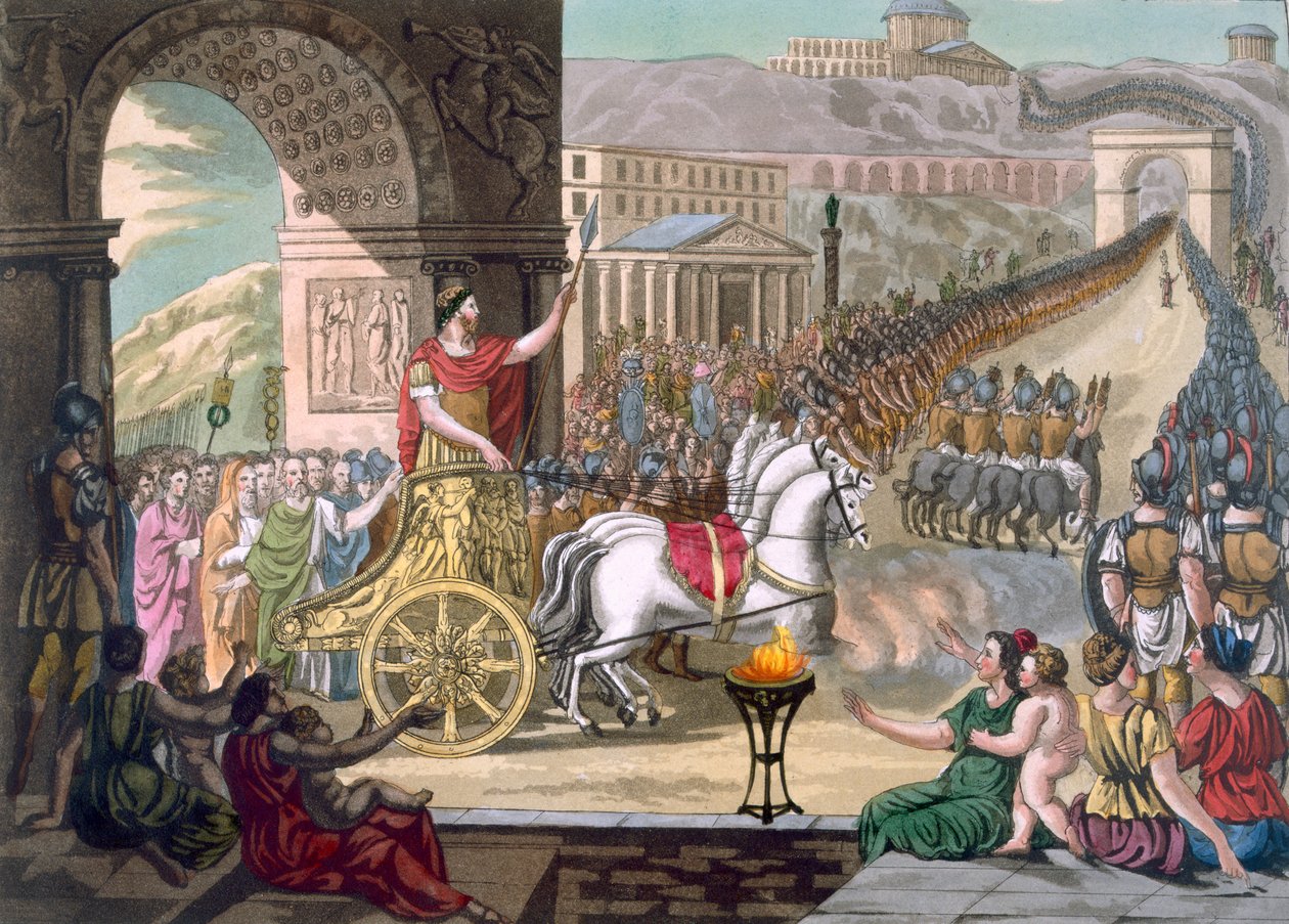 A Roman Triumph, ilustrace z 