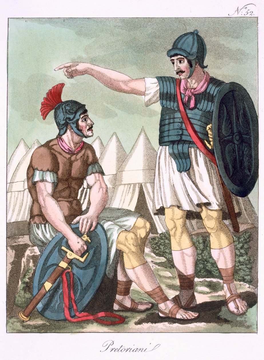 Pretoriánská garda, ilustrace z 
