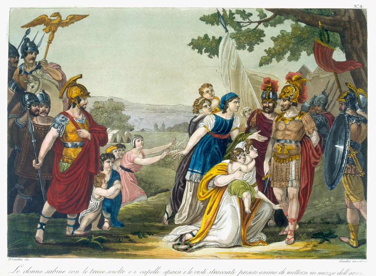 The Sabine Women, ilustrace z 
