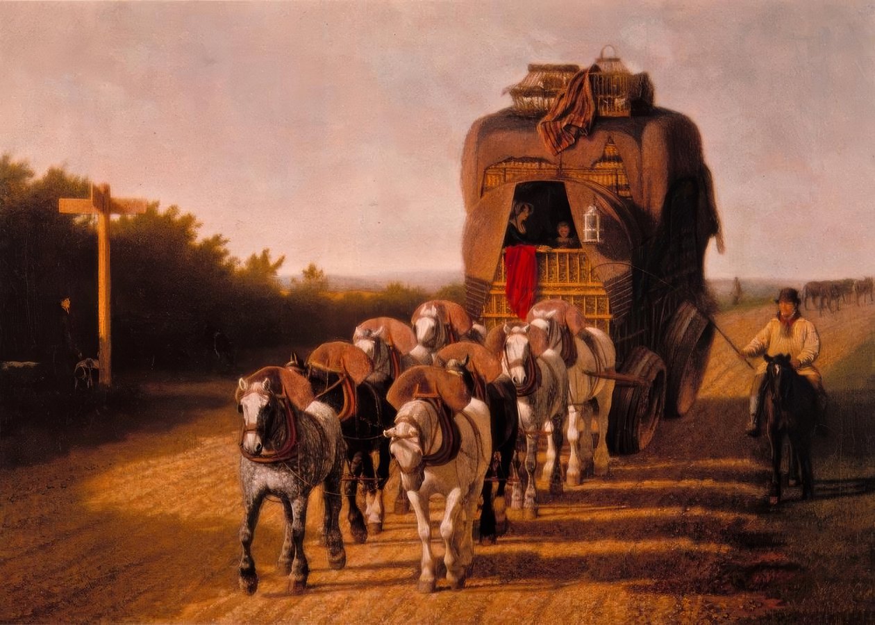 Ludlowova balíková pošta od Jacques Laurent Agasse