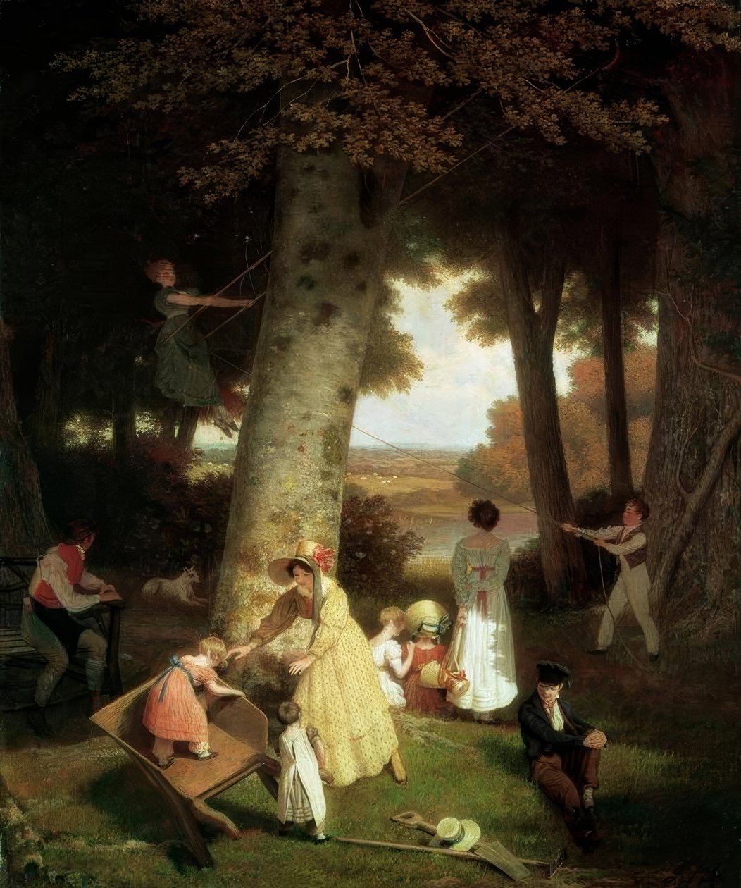 Místo her od Jacques Laurent Agasse