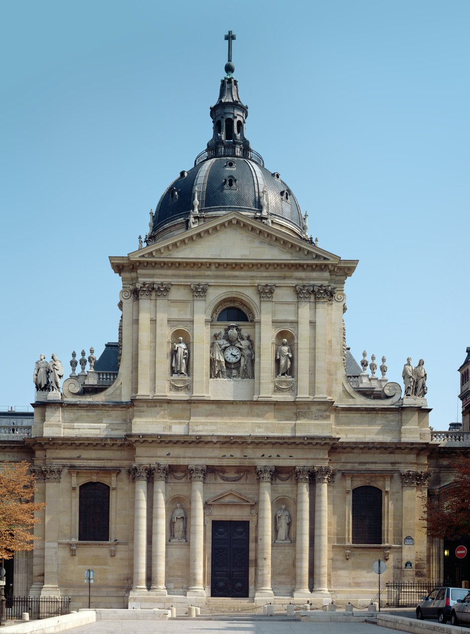 Pohled na průčelí, postaven 1635-42 od Jacques Lemercier