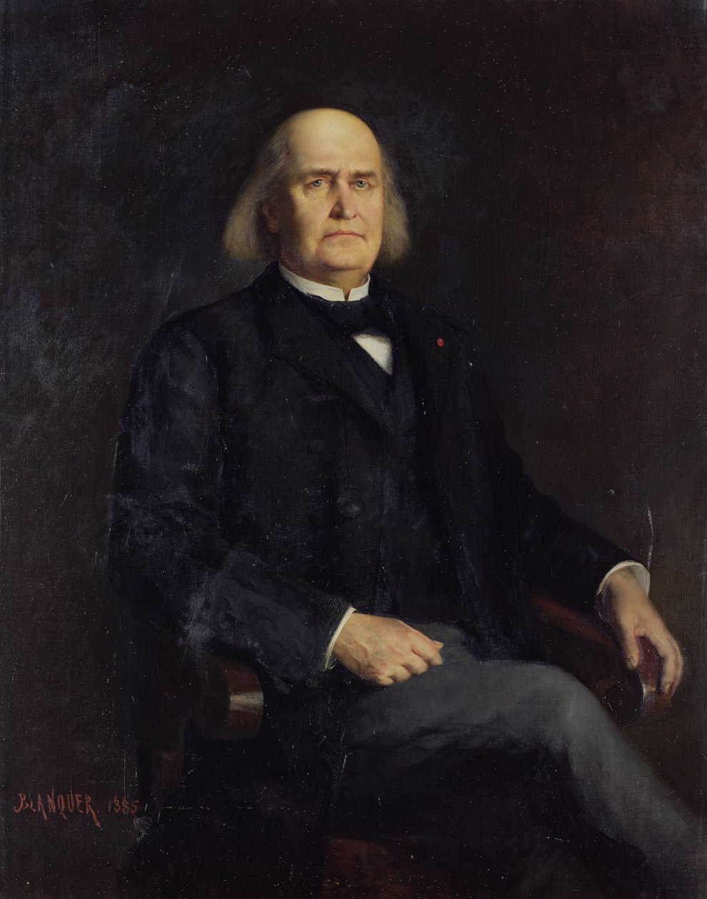 Portrét Charlese Leconte de Lisle (1818-94) 1885 od Jacques Leonard Blanquer