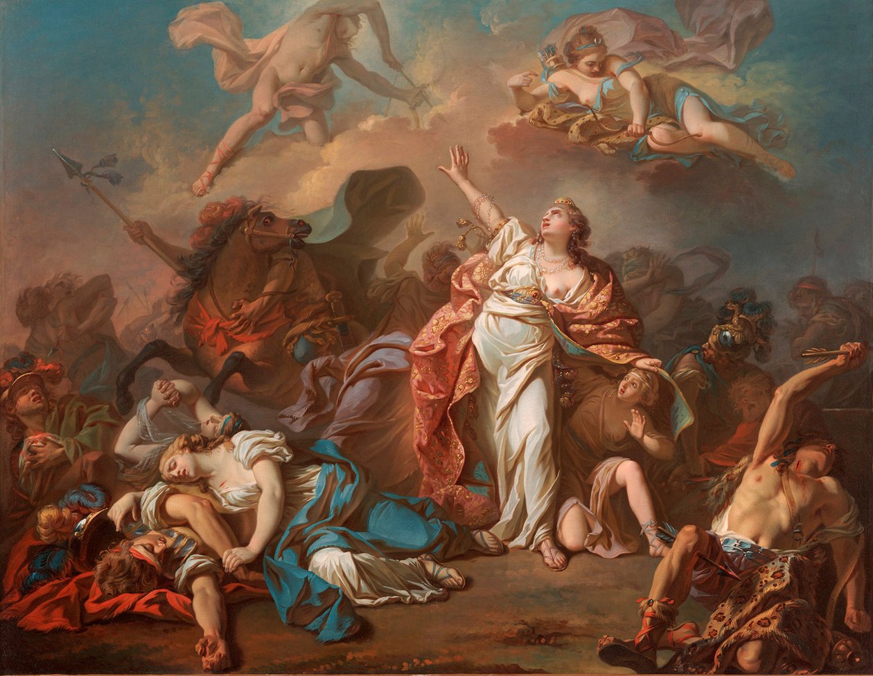 Děti Niobe od Jacques Louis David