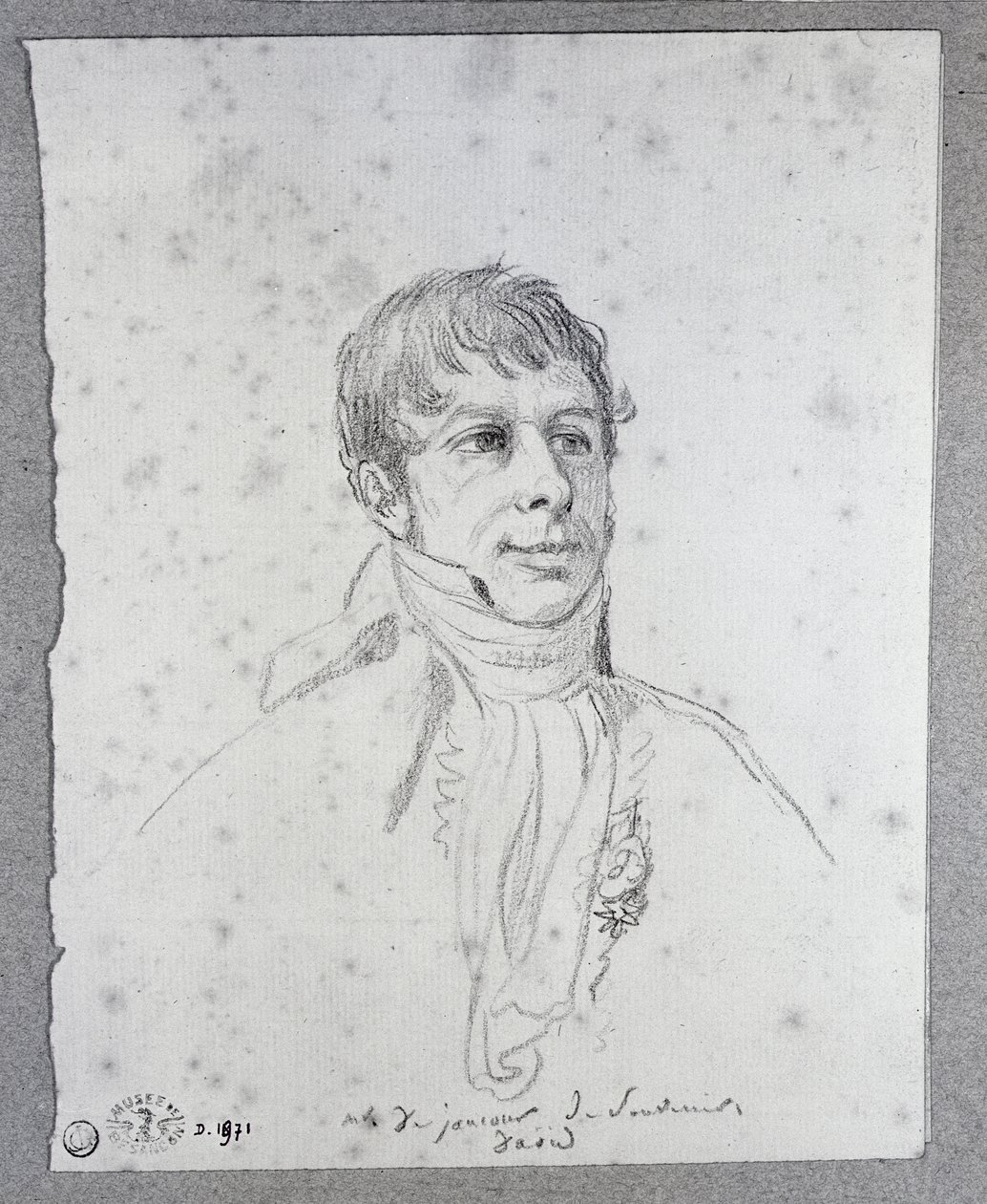 hrabě Francois Arnail de Jaucourt (1757-1852) od Jacques Louis David