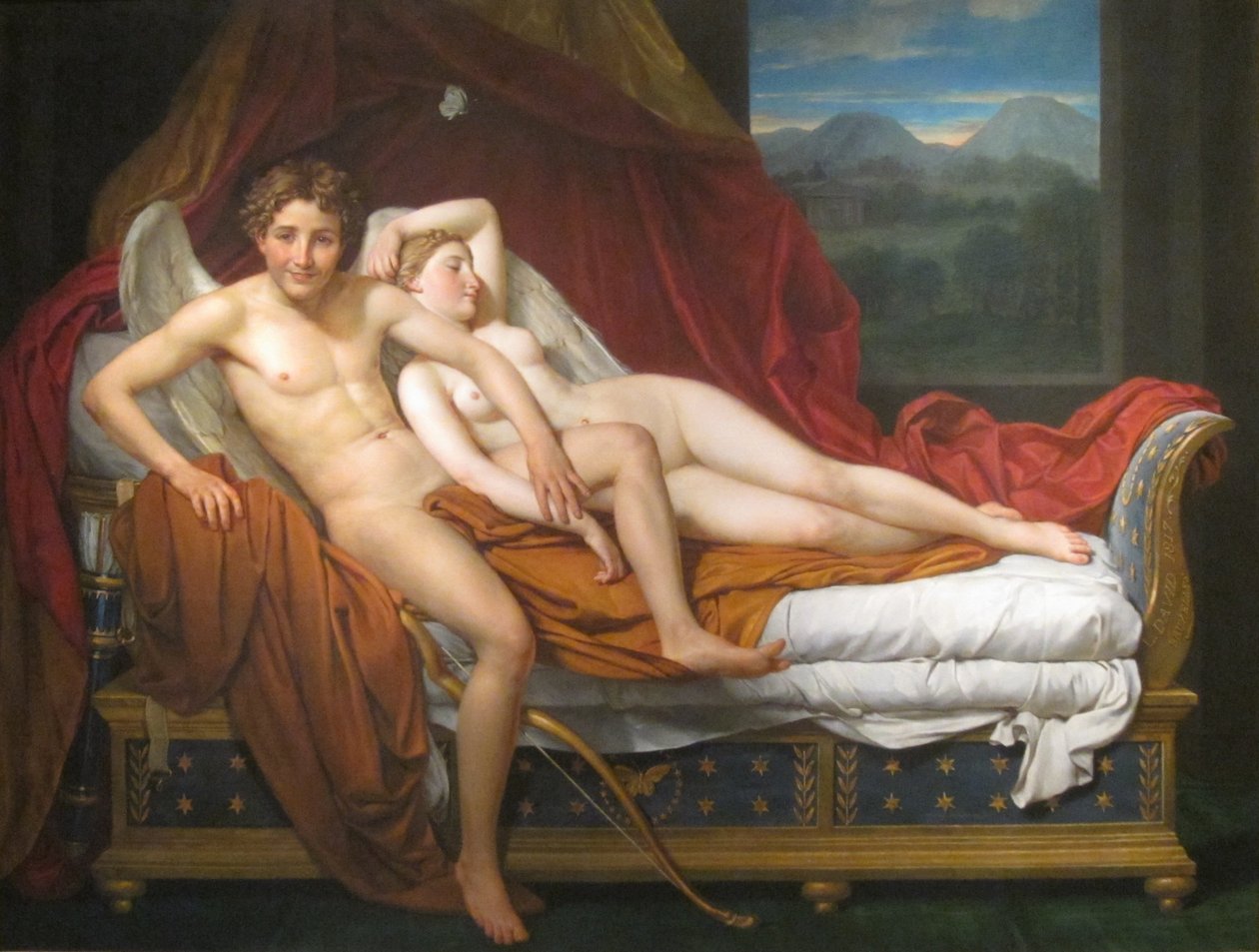 Amor a psychika od Jacques Louis David