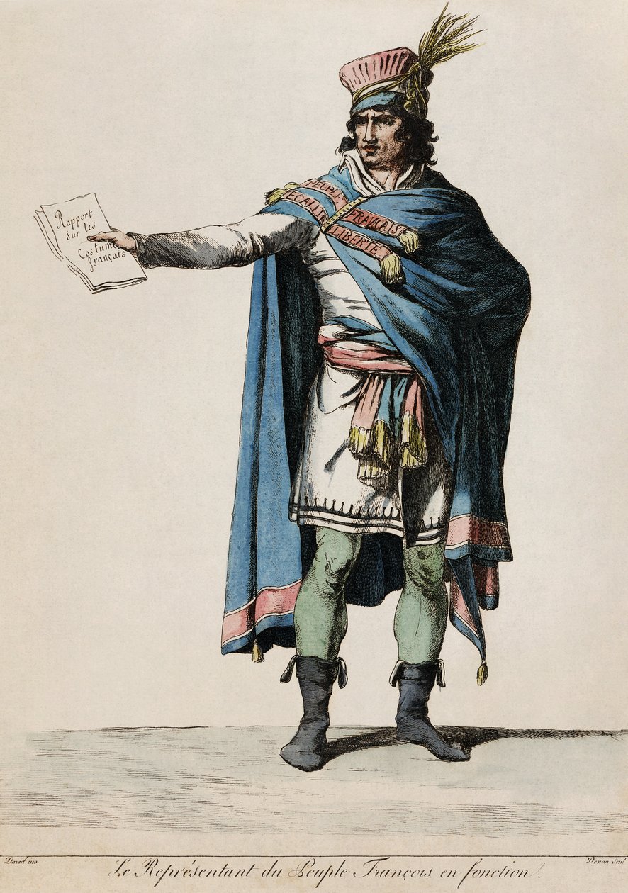 Zástupce Františkova lidu ve funkci od Jacques Louis David