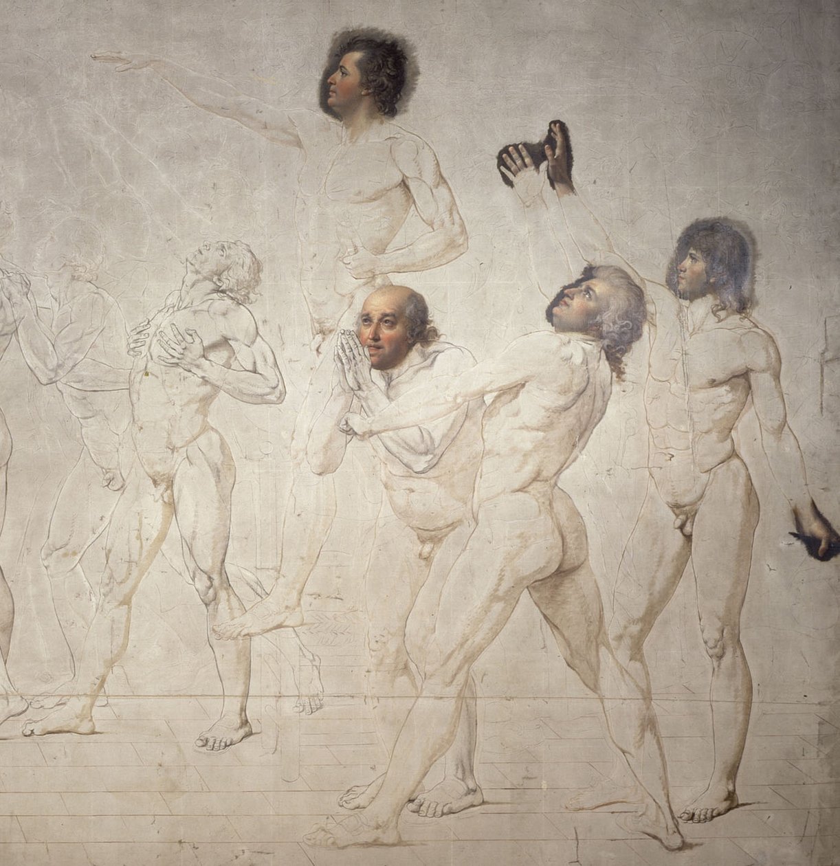 Přísaha tenisového kurtu od Jacques Louis David