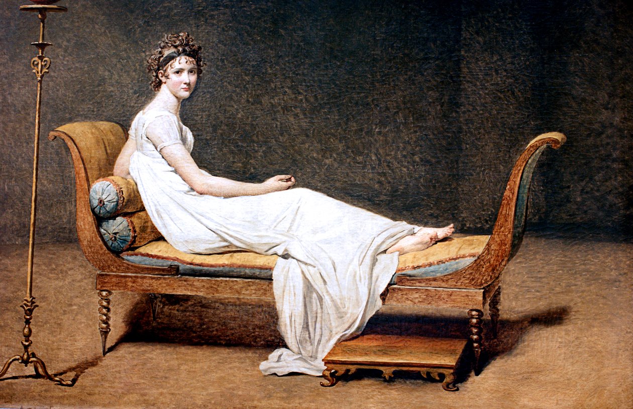 Paní Récamierová od Jacques Louis David