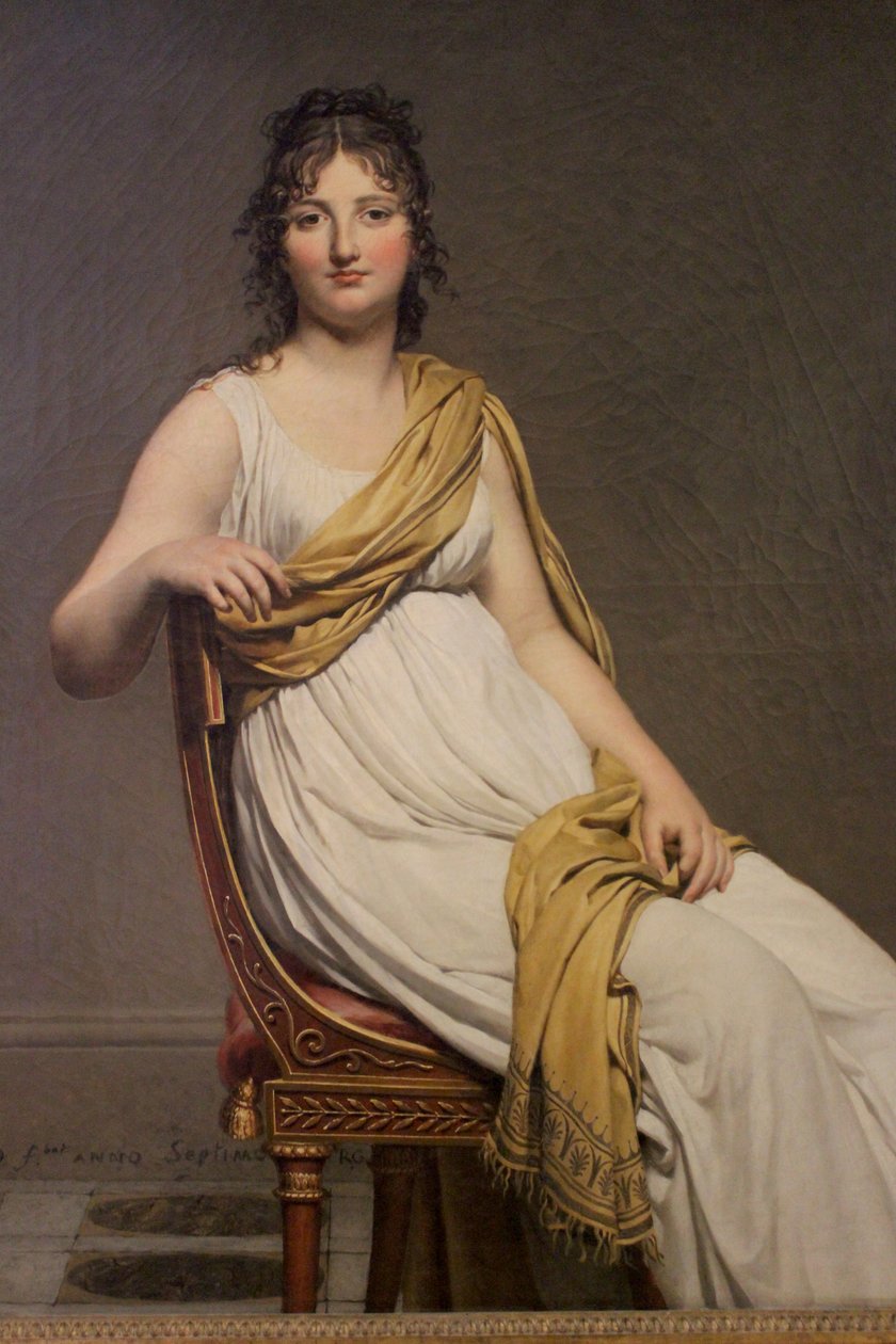 Paní de Verninac od Jacques Louis David